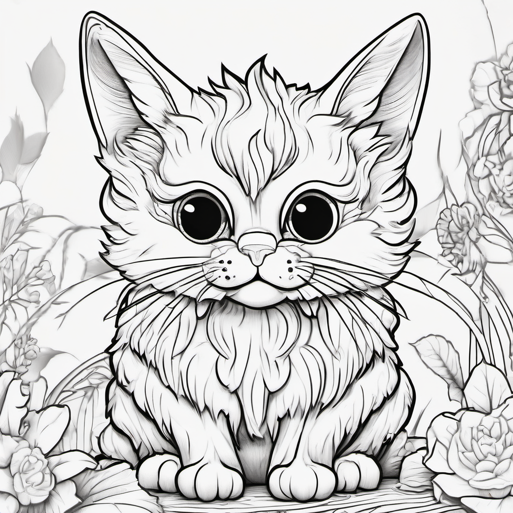Katze mit einem Furby