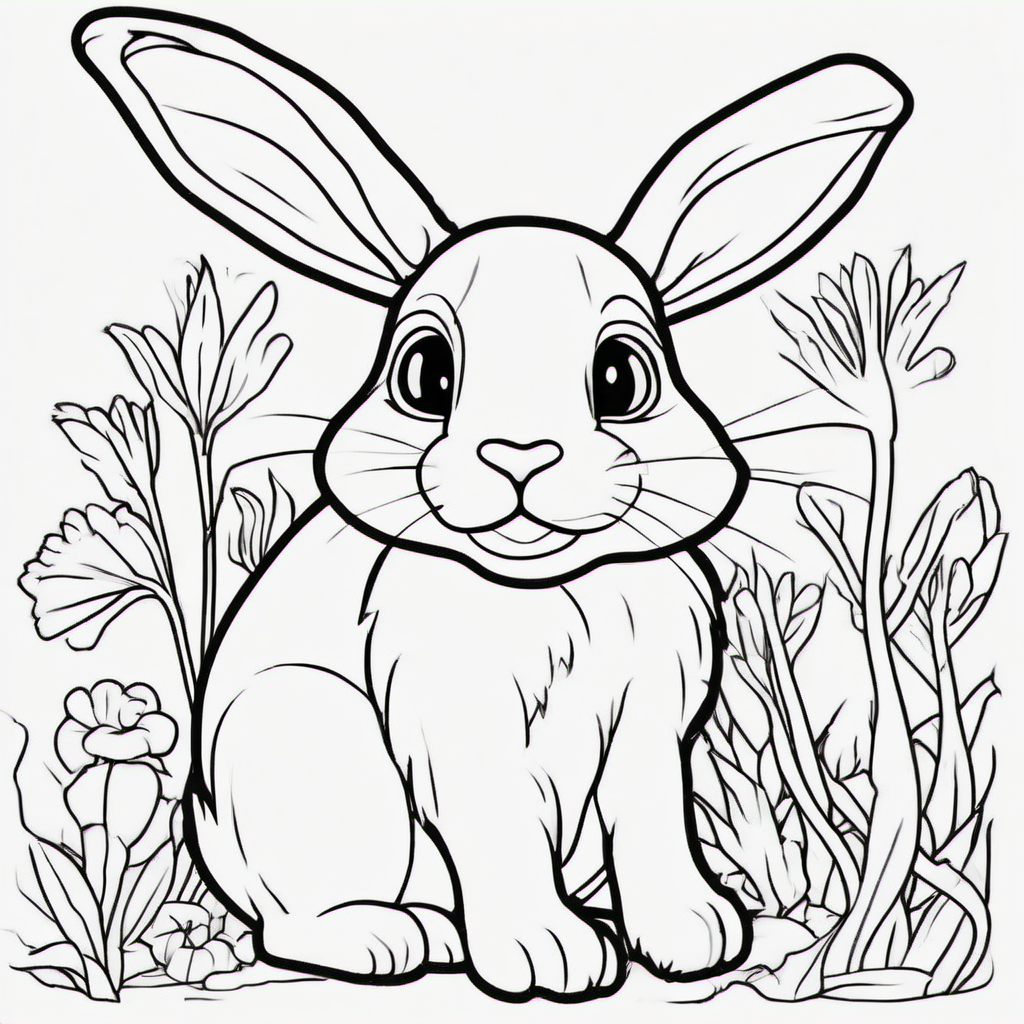 I WANT THE DRAWING OF A BUNNY