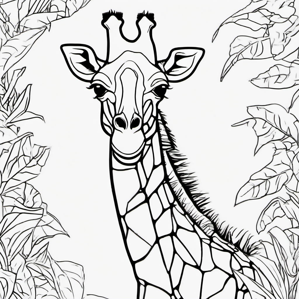 I WANT THE DRAWING OF A GIRAFFE