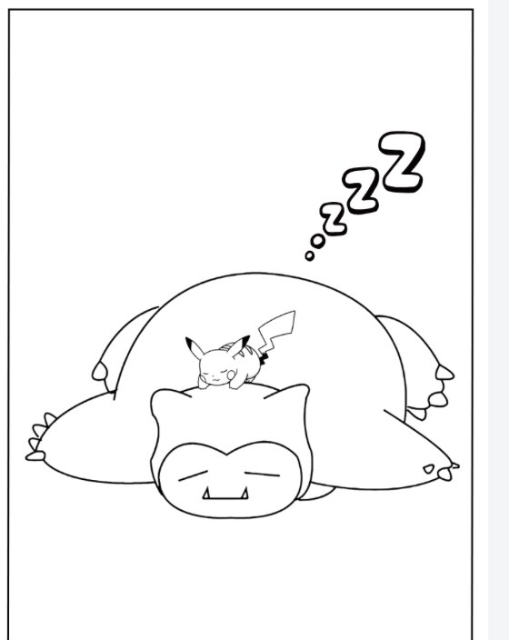 Relaxo and pikachu